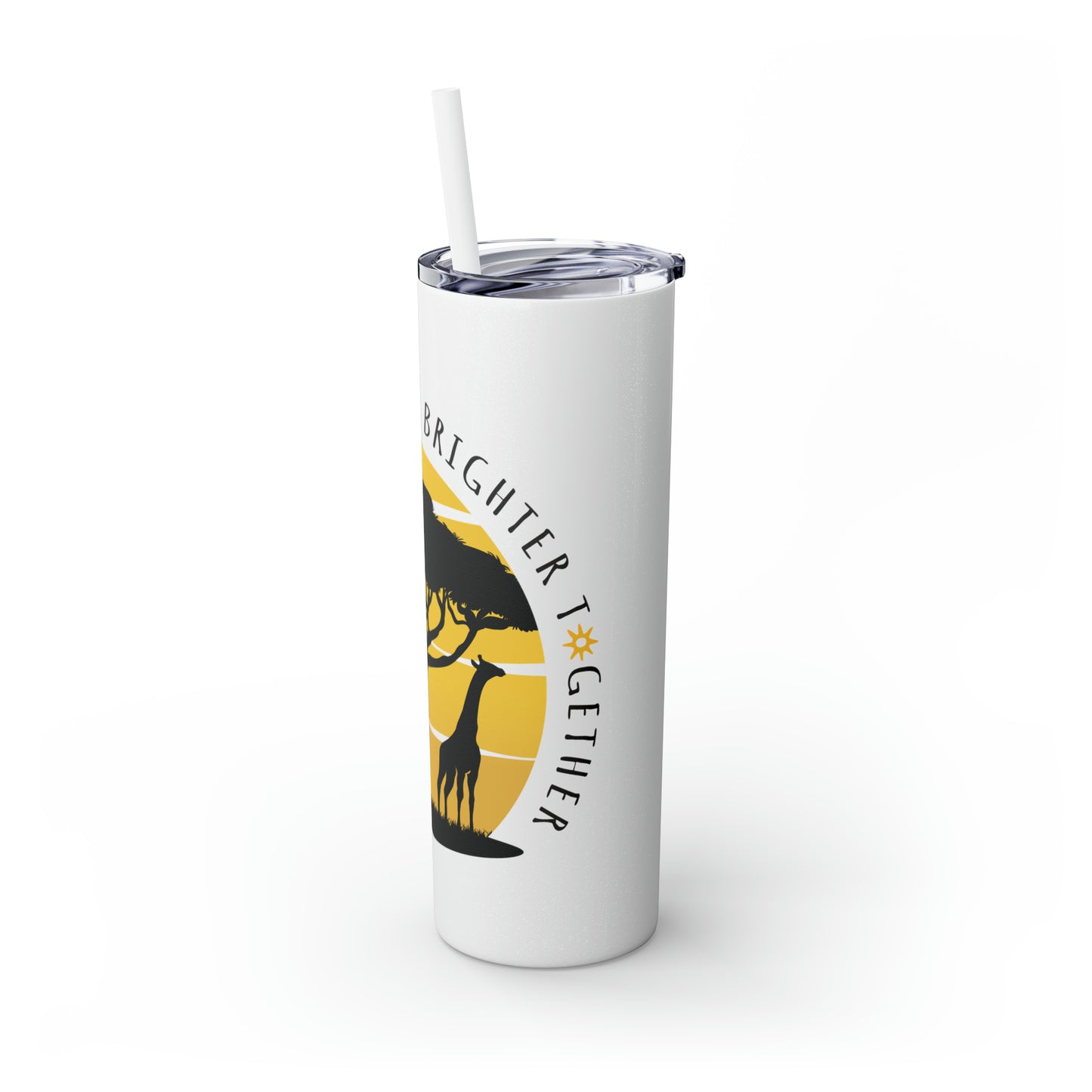 Skinny Tumbler with Straw, 20oz