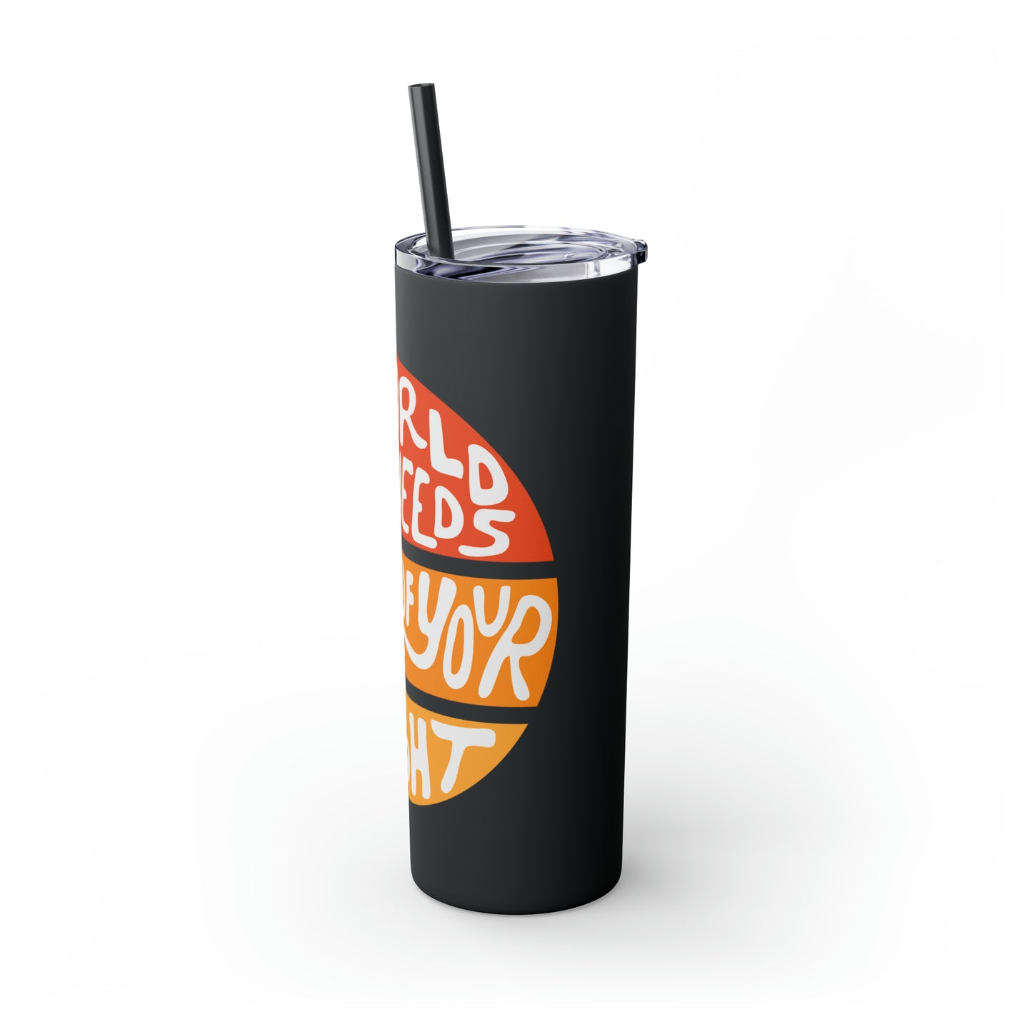 Skinny Tumbler with Straw, 20oz