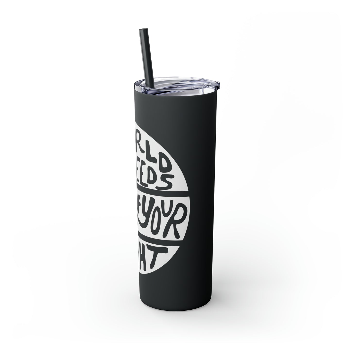 Skinny Tumbler with Straw, 20oz