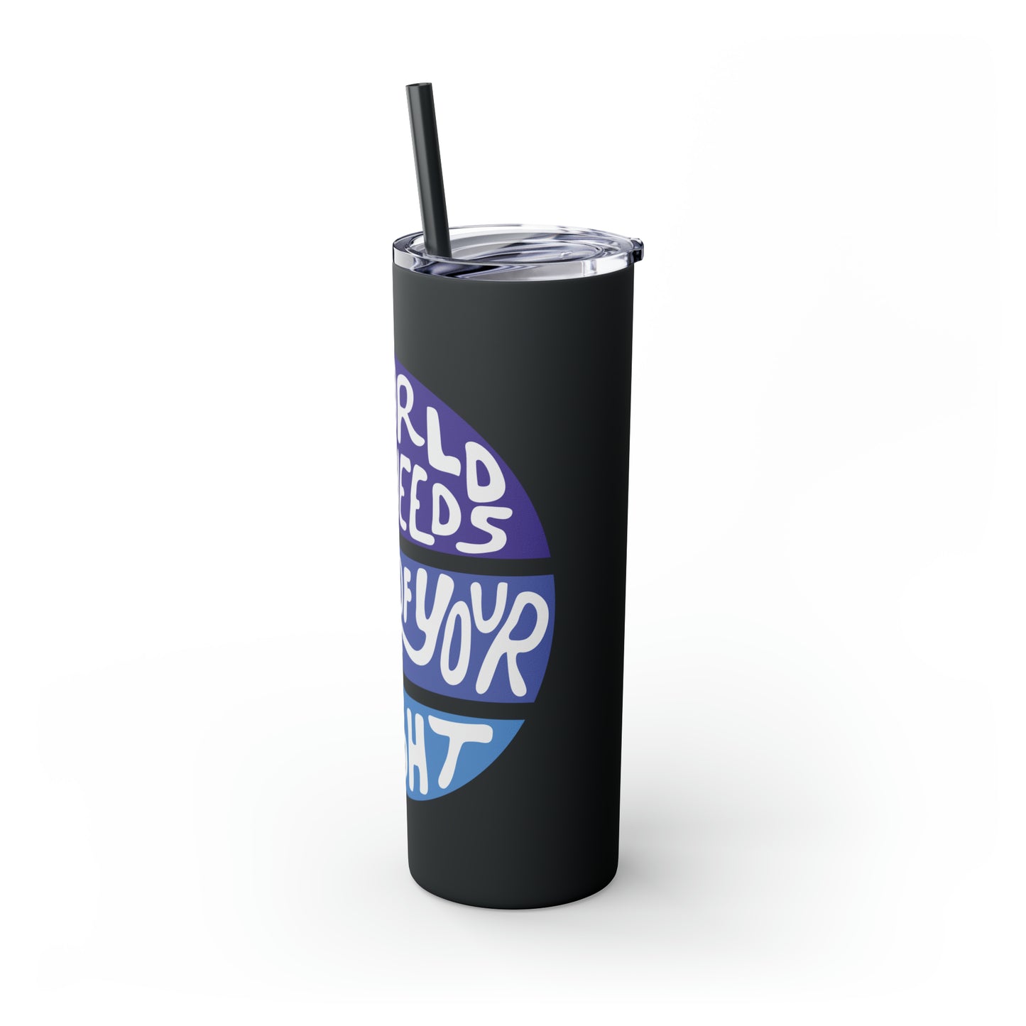 Skinny Tumbler with Straw, 20oz
