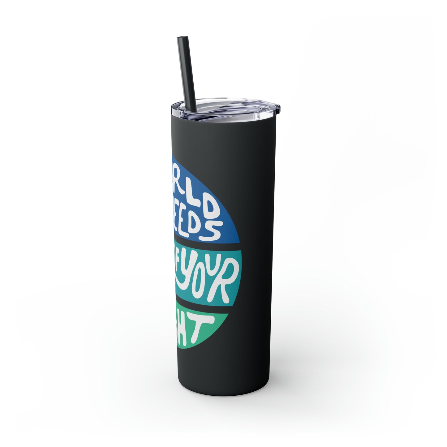 Skinny Tumbler with Straw, 20oz