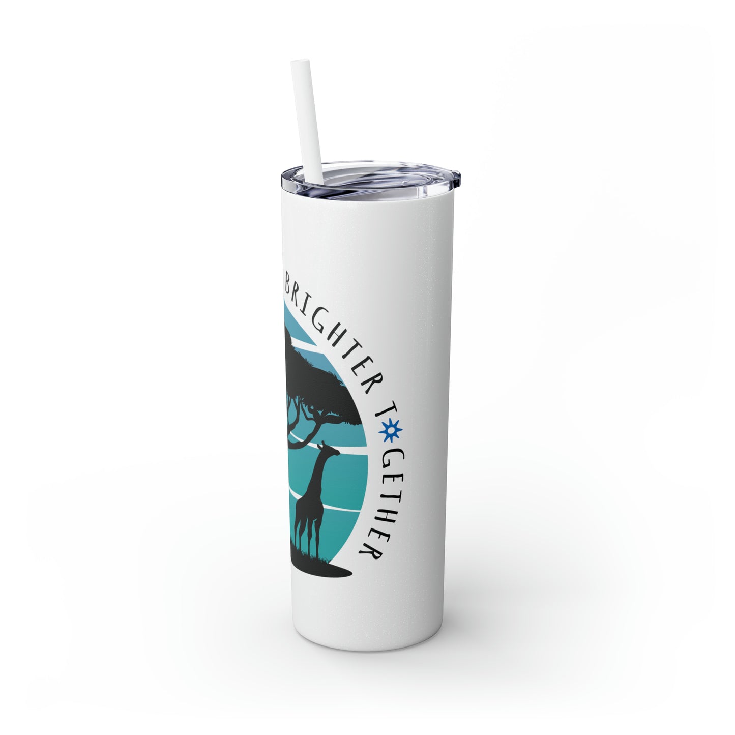 Skinny Tumbler with Straw, 20oz